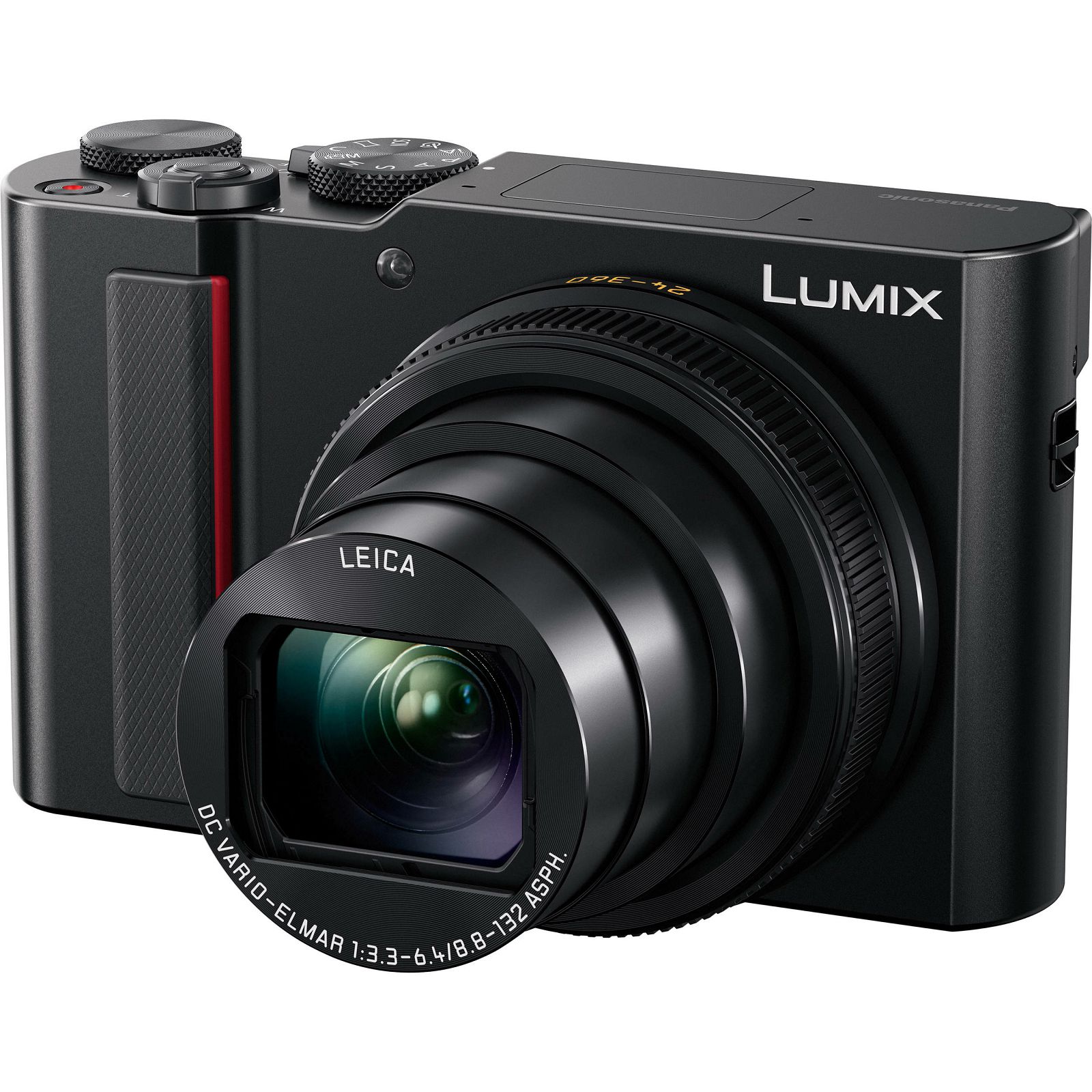 Panasonic Lumix DC-ZS200 Black Digital Camera crni digitalni fotoaparat DC-TZ200 (DC-ZS200K)