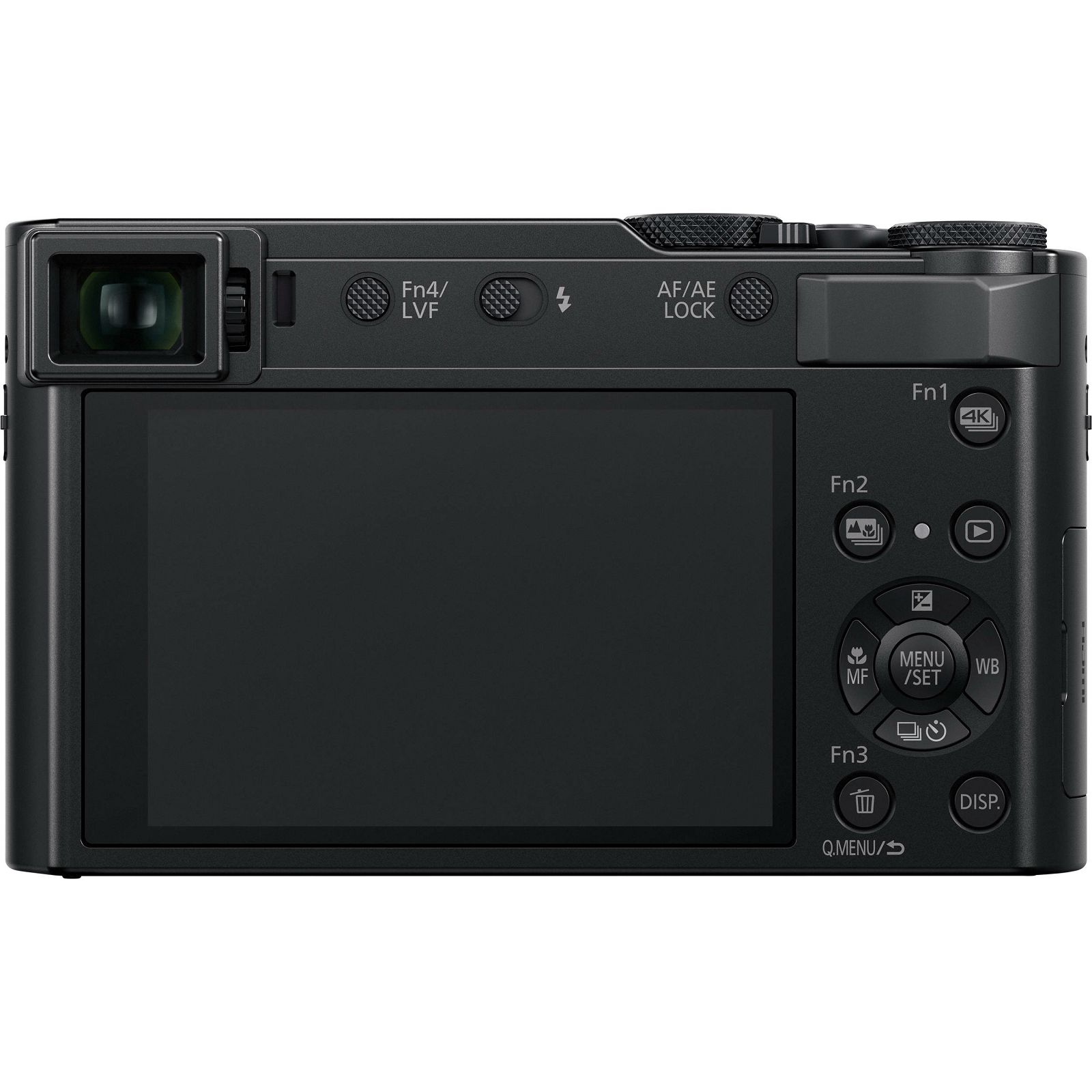 Panasonic Lumix DC-ZS200 Black Digital Camera crni digitalni fotoaparat ...