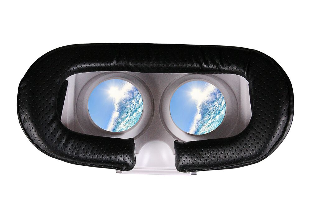 Patona VR 3D Virtual Reality Glasses for Smartphones from 3,5" to 5,5" 160x82mm White