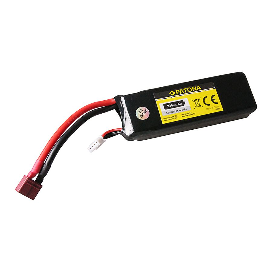 Patona baterija RC Akku 11,1V 2200mAh Dean Li-Polymer für Align T Rex 450