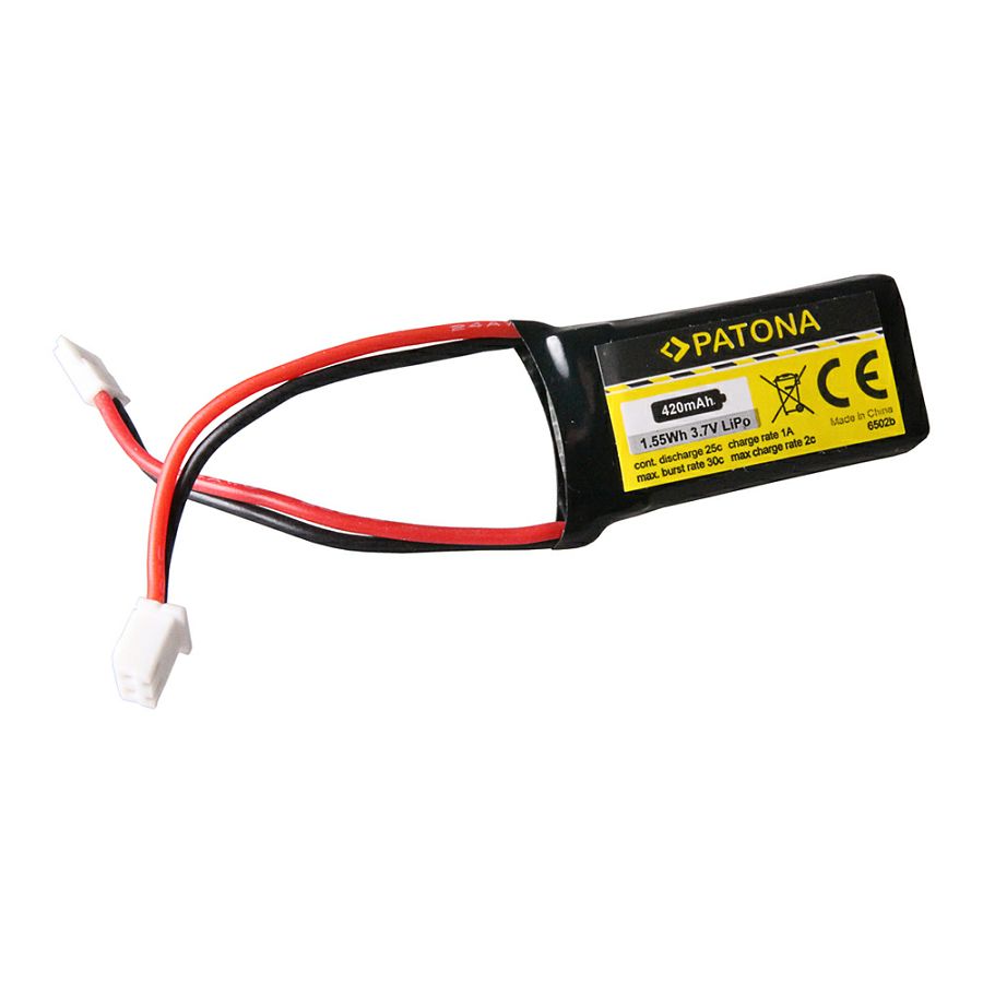 Patona baterija RC Akku 3,7V 420mAh Walkera Li-Polymer für Hubsan X4, Galaxy Visitor