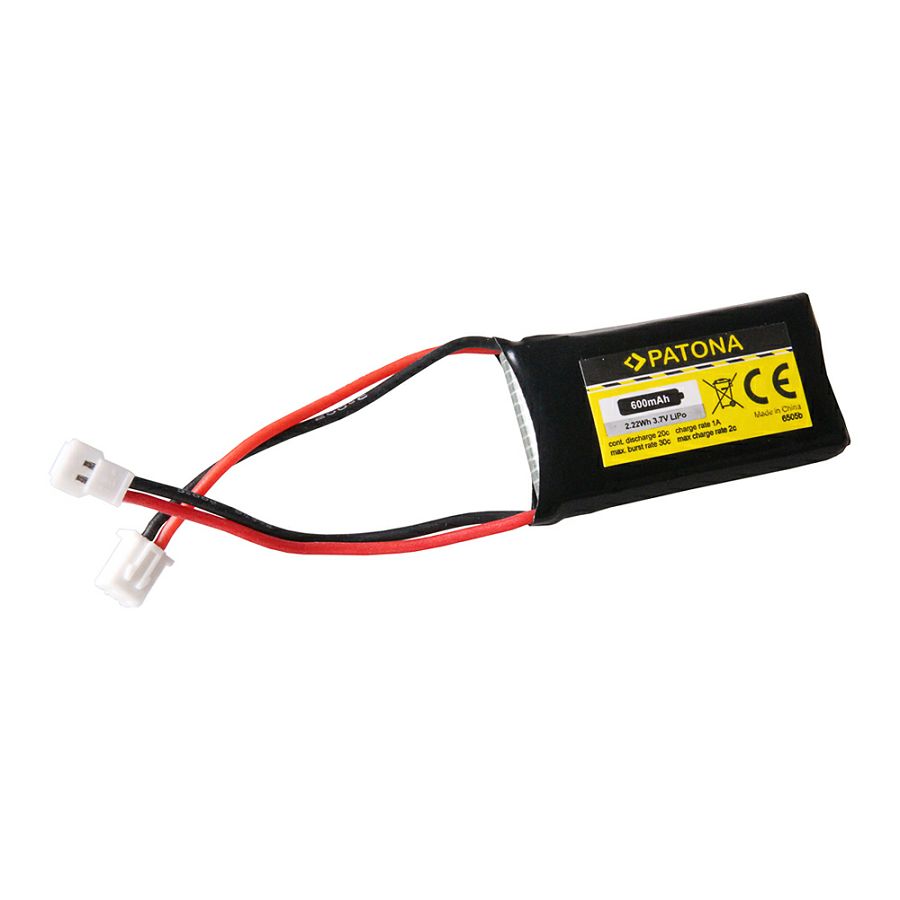 Patona baterija RC Akku 3,7V 600mAh Walkera Li-Polymer für Syma X5 Drohne, Walkera CB100