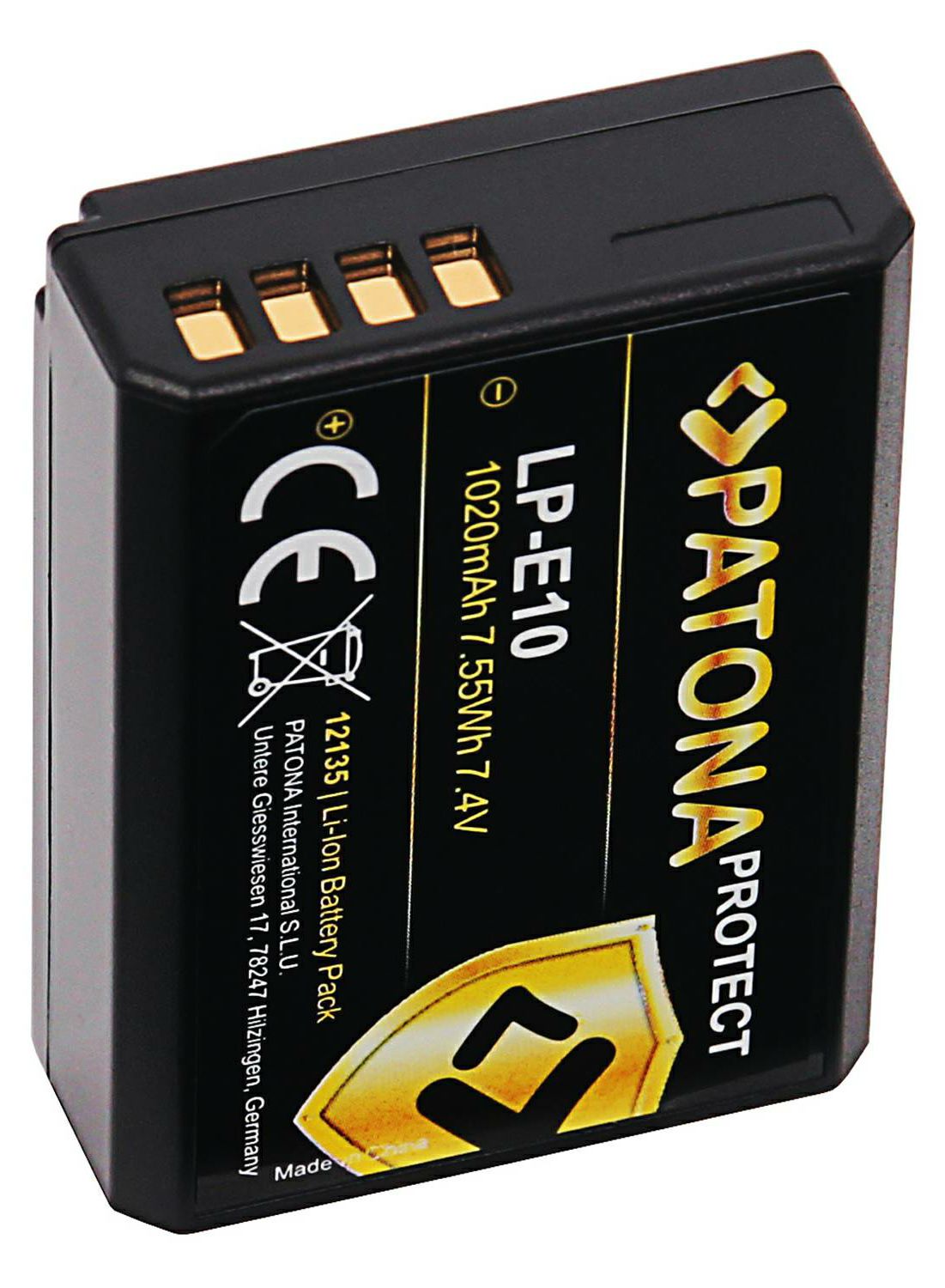 Patona baterija za Canon LP-E10 Protect 1020mAh (1100D 1200D 1300D)