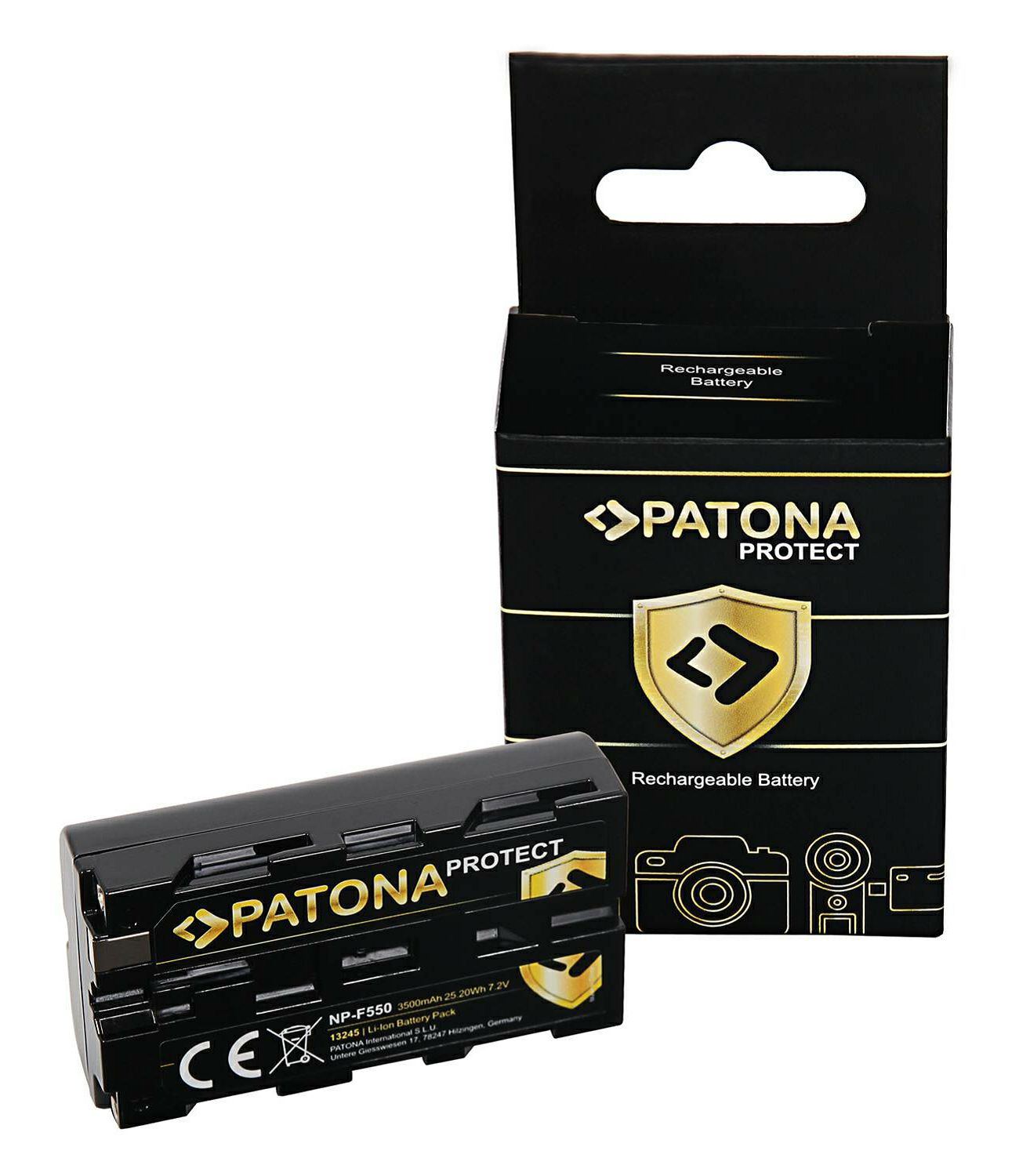 Patona baterija za Sony NP-F550 Protect 3500mAh F330 F530 F750 F930F920 F550