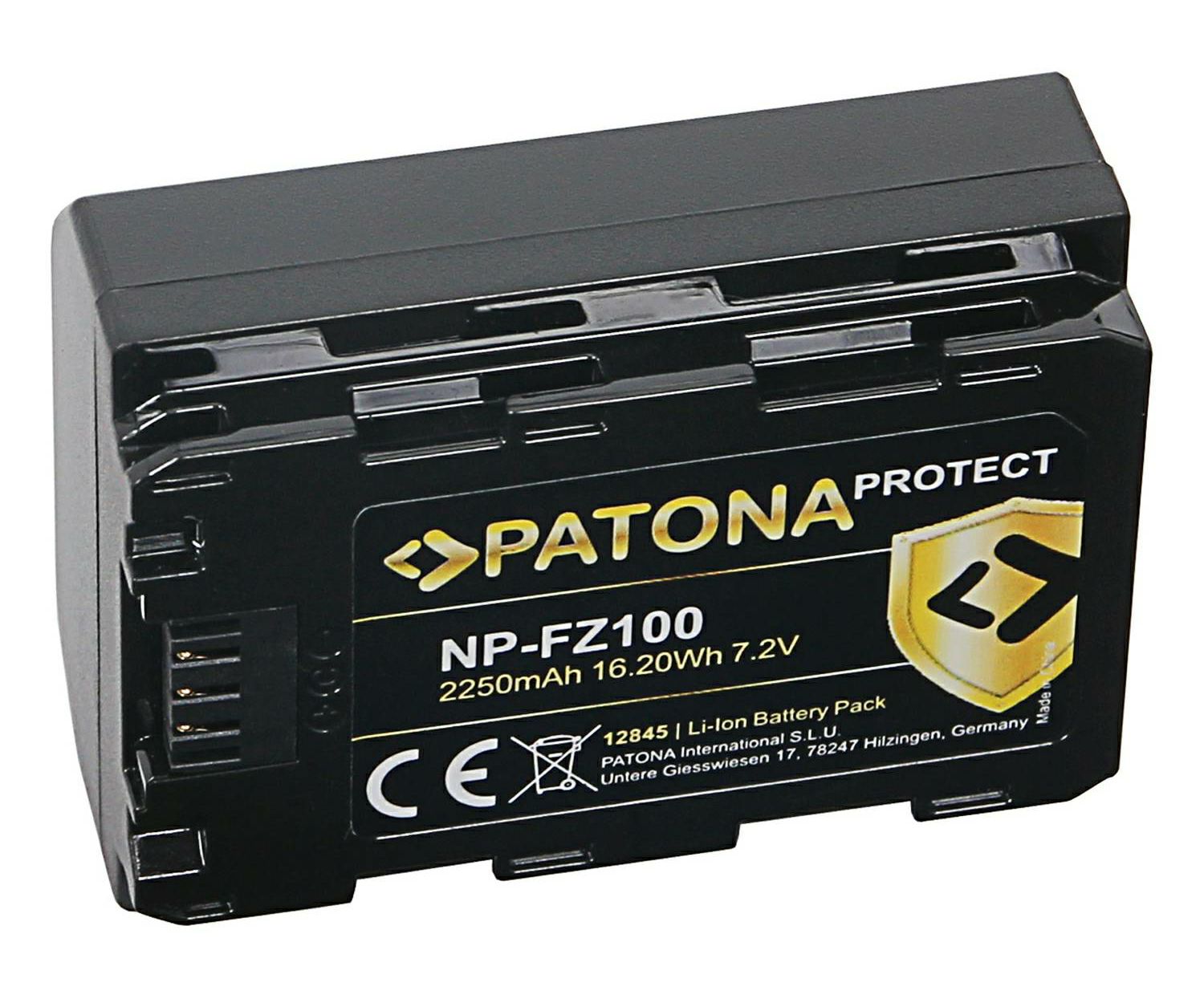 Patona baterija za Sony NP-FZ100 Protect 2250mAh A7 III A7M3 Alpha 7 III