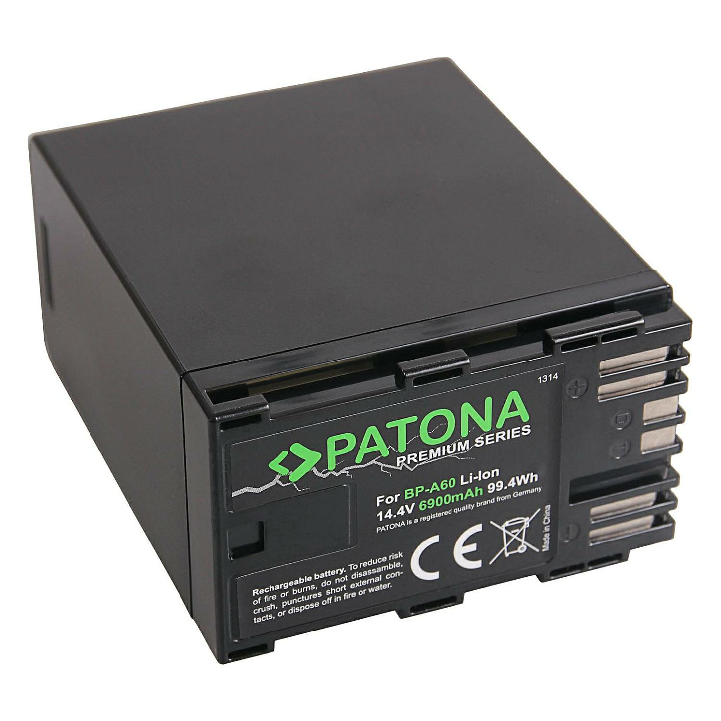 Patona BP-A60 Premium 6900mAh 14.4V 99.4Wh baterija za Canon EOS C200 C200B C200 PL C300 Mark II XF705 CA-CP200L