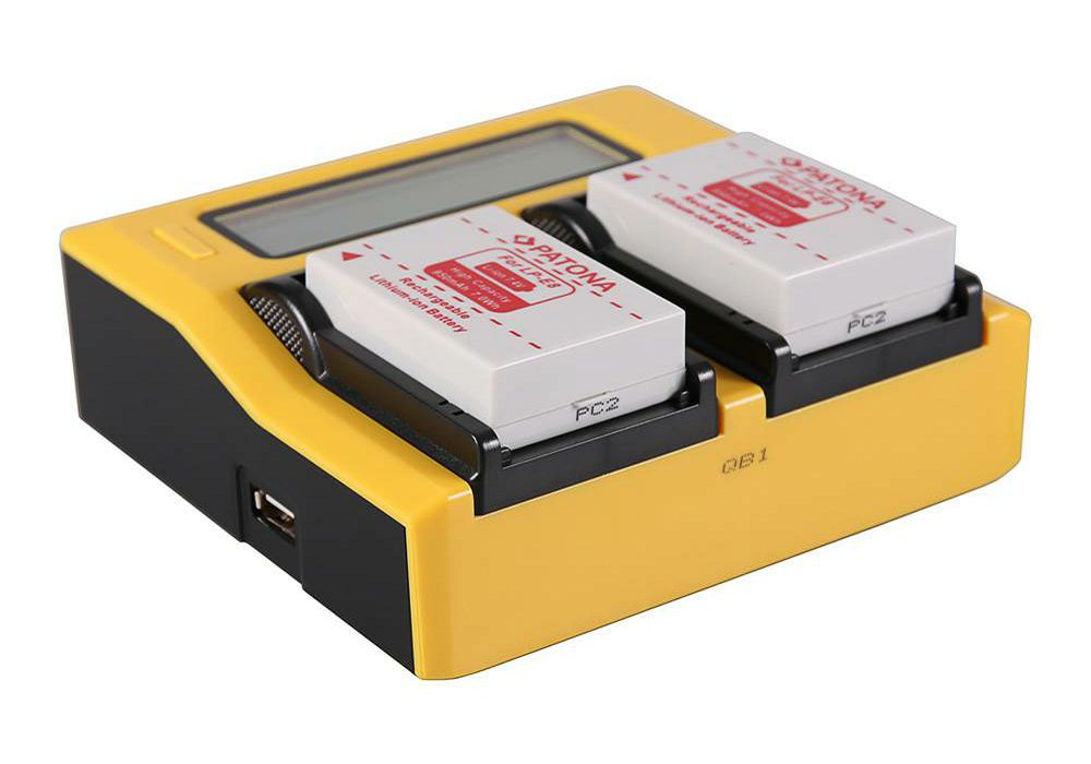 Patona Dual LCD USB Charger punjač za Canon LP-E8 LC-E8 EOS 700D, 650D, 600D, 550D, Rebel T2i