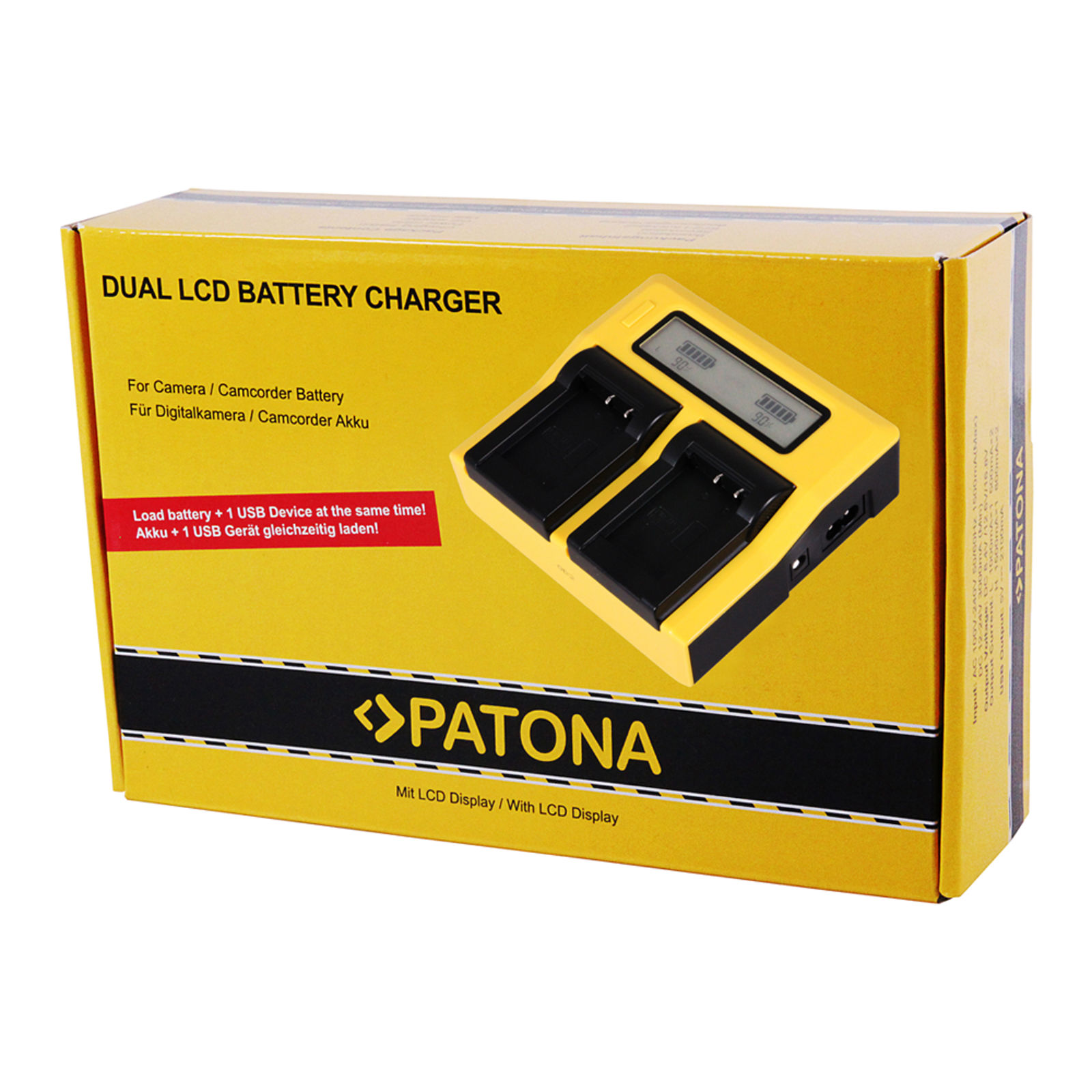 Patona Dual LCD USB Charger punjač za Nikon EN-EL15 Z7, Z6, D850, D750, D500, D810, D610, D600, D7200, D7100, D7000, D800, D810A, D800E, 1 V1