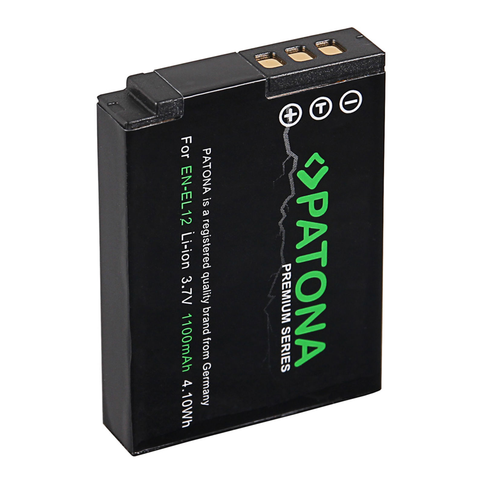 Patona EN-EL12 Premium 1100mah 3.7V baterija za Nikon Coolpix AW100, AW100s, AW110, AW120, AW130, P300, P310, P340, S31, S1000pj, S1100pj, S1200pj, S6000, S610, S6100, S6150, S620, S6200, S630