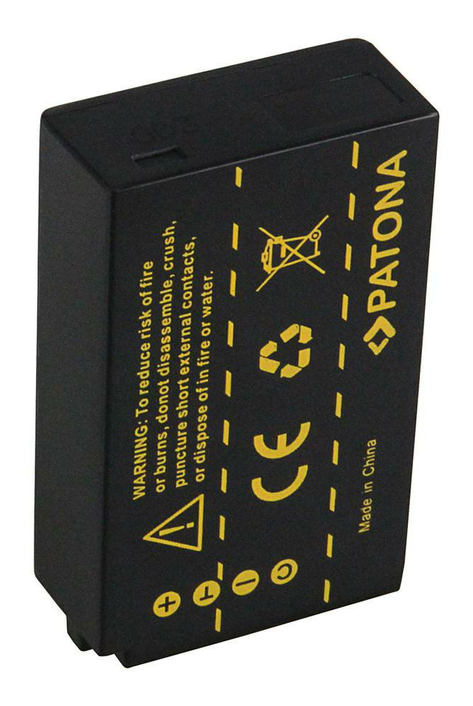 Patona EN-EL20 800mAh 5.8Wh 7.2V baterija za Nikon 1 J1, J-1, J2, J3, S1, V3, V-3, ENEL20a, EN-EL20a, Blackmagic Pocket Rechargeable Lithium-Ion Battery Pack