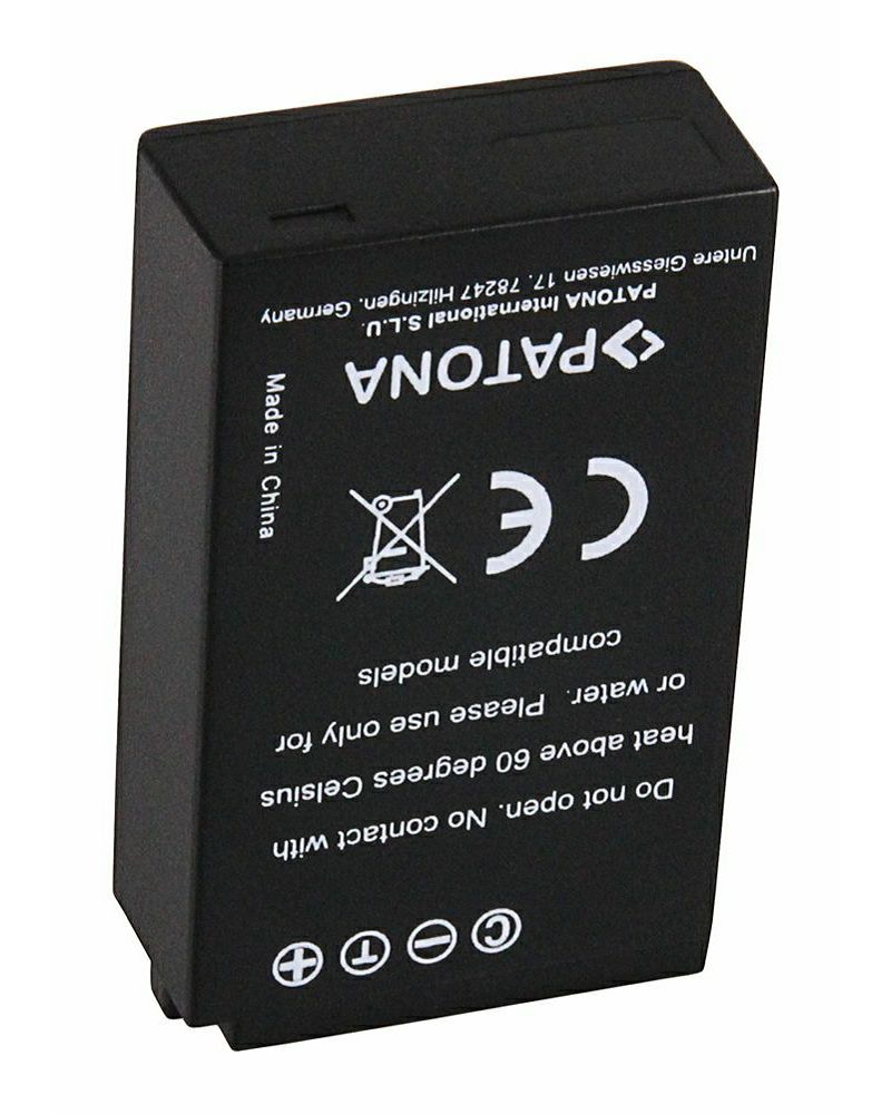 Patona EN-EL20 Premium 850mAh 7.2V 6.1Wh baterija za Nikon 1 J1, J-1, J2, J3, S1, V3, V-3, Blackmagic Pocket (ENEL20a, EN-EL20a)