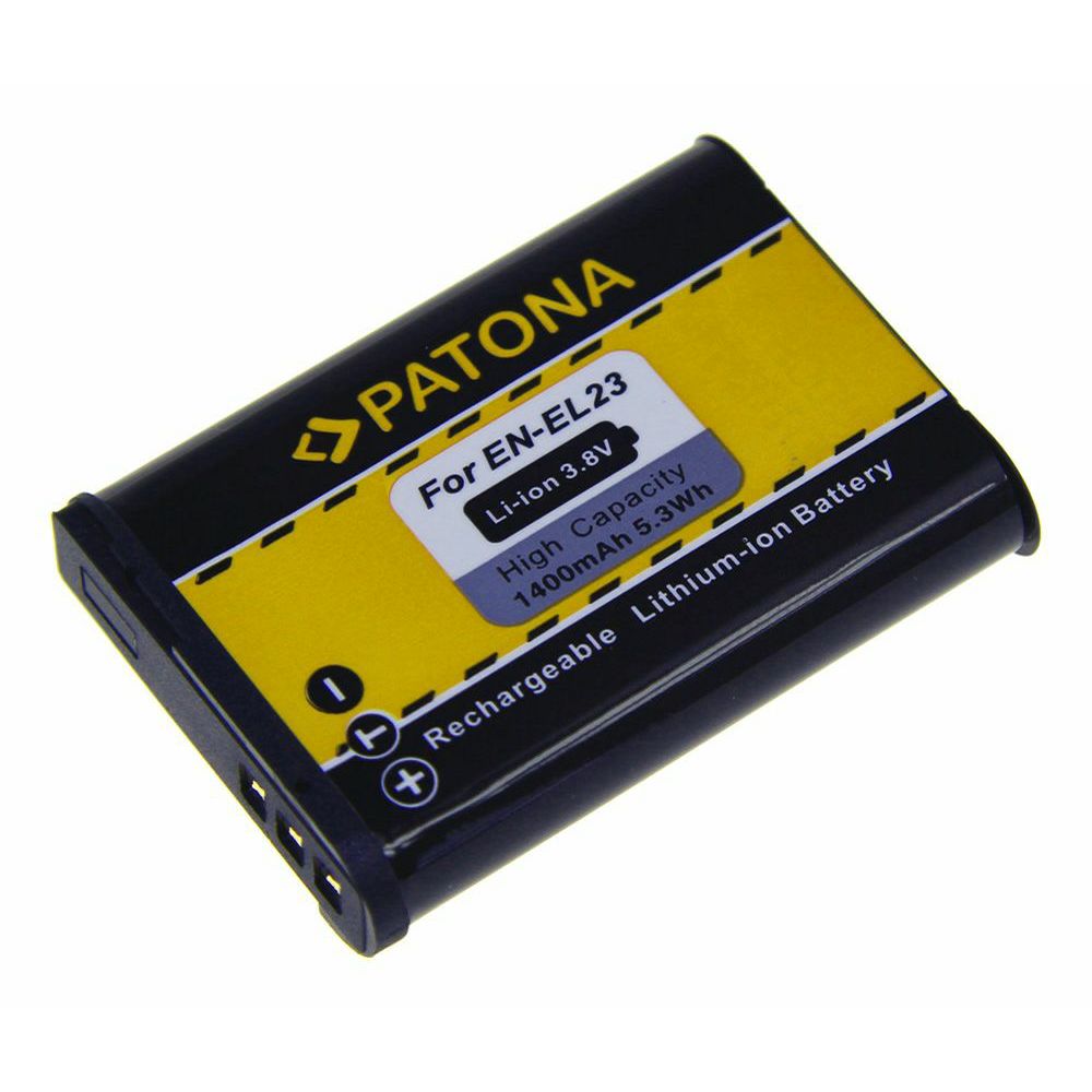 Patona EN-EL23 ENEL23 1400mAh 5.3Wh 3.8V baterija za Nikon CoolPix B700, P900, P610, S810c, P600