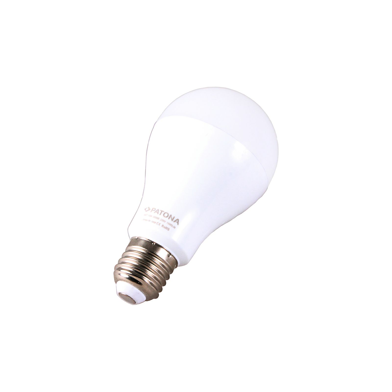 Patona LED E27 Dimmable SMD 2835 15W 67x124mm 1500lm 3000K 230V/50-60Hz A+ warmwhite milkcover ceramic body