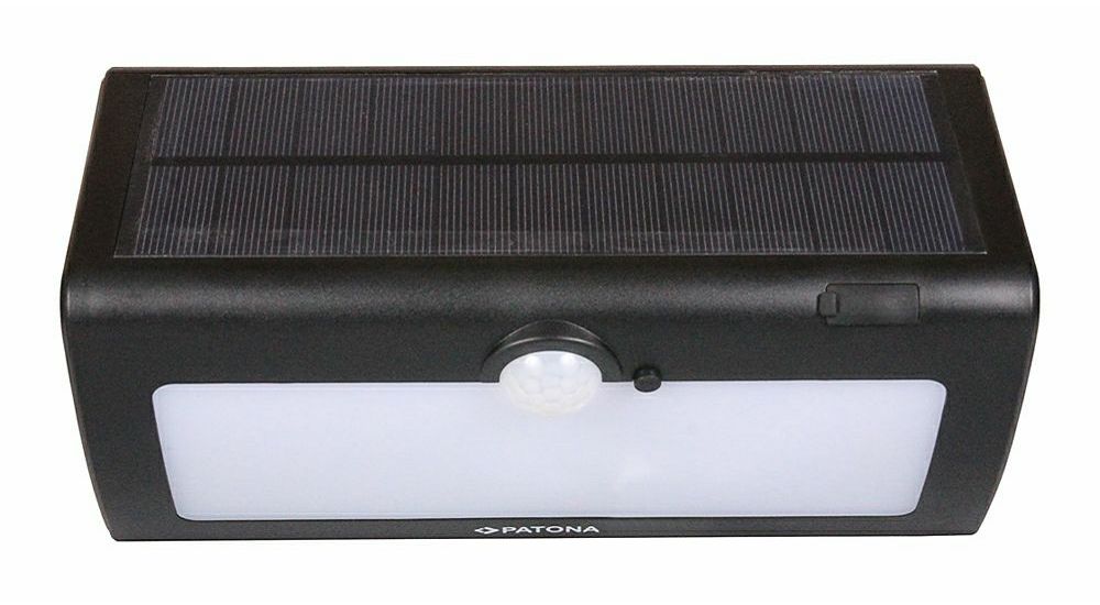Patona LED TR-38 Solar Motion Sensor Light 140LUX/1m 2200mAh solarna lampa sa senzorom za automatsko uključivanje
