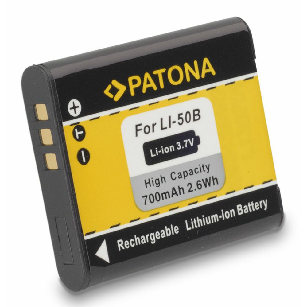 Patona Li-50B 700mAh baterija za Olympus TG-2 TG-610 TG-620 TG-620 TG-630 TG-810 TG-820 TG830 VG-170 VH-410 TG-830 D-715 VR-340 VR-350 VR-360 XZ-1 XZ-10 Traveller SH21 SH-21 SH-25MR SZ-31MR