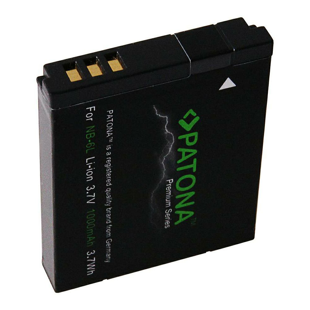 Patona NB-6L Premium 1000mAh 3.7Wh 3.7V baterija za Canon PowerShot D20, ELPH 500, S95, SD1300 IS, SD3500 IS, SD4000 IS, SD770 IS, SD980 IS, SX260 HS, SX280 HS, SX500 IS, S120, SX510 HS i SX170 IS