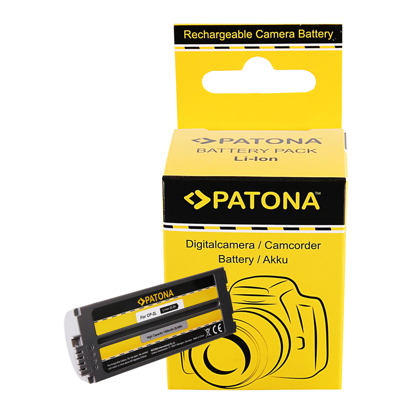 Patona NB-CP2L 1300mAh baterija za Canon Selphy CP1500, CP1300, CP1200, CP1000, CP910, NB-2CPL, CP-2L