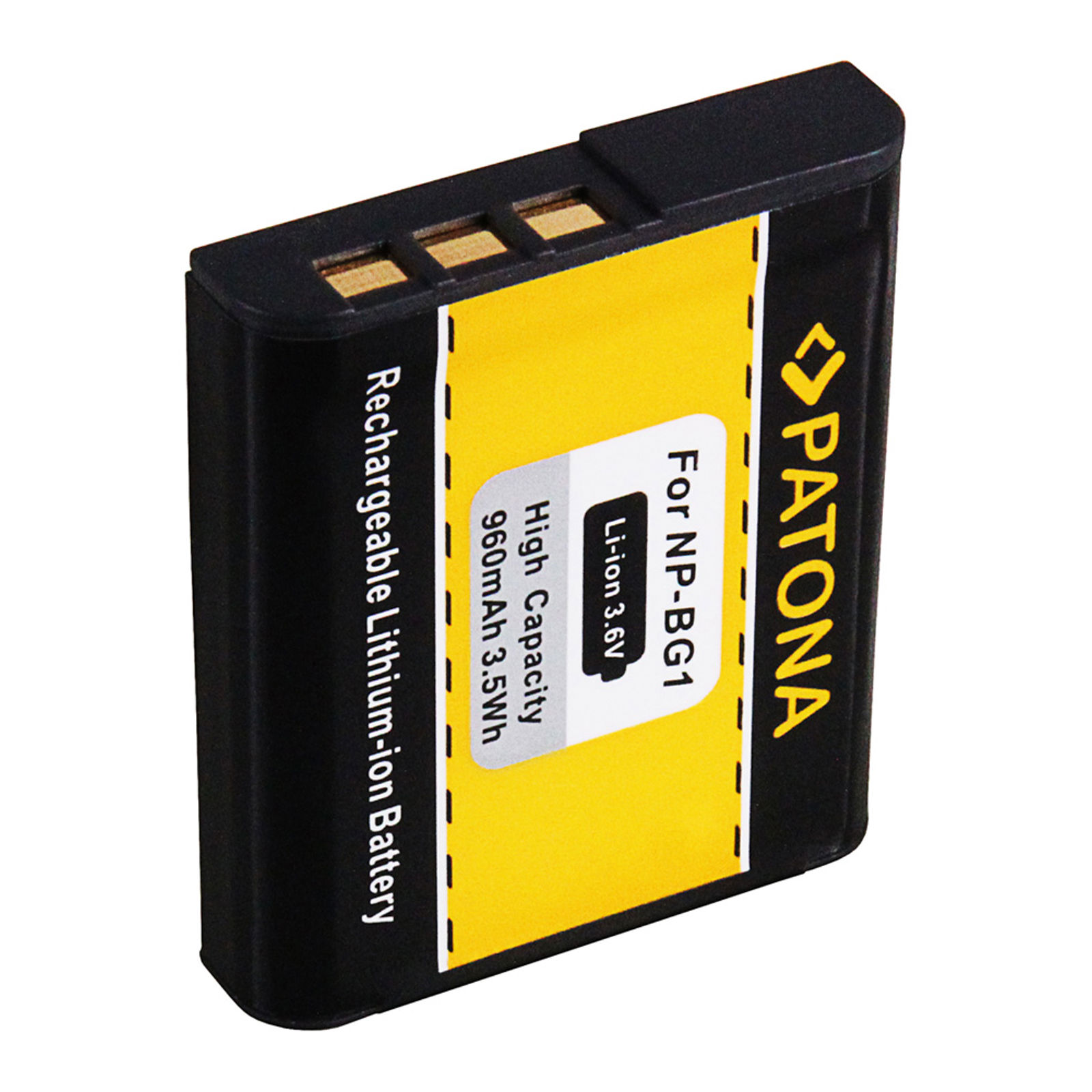 Patona NP-BG1 960mah 3.7Wh 3.5V baterija za Sony CyberShot DSC H55 DSC H70 DSC H90 DSC HX10V, DSC HX20V, DSC HX5V, DSC HX7V, DSC HX9V, DSC WX1, DSC WX10
