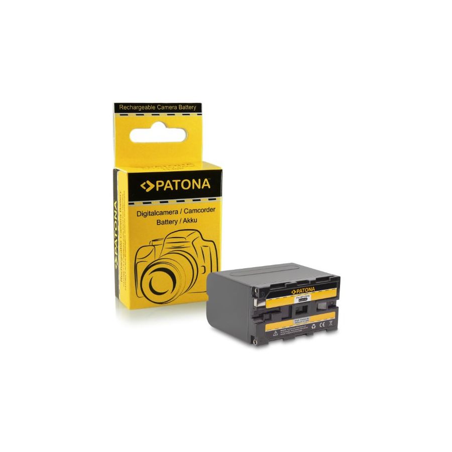 Patona NP-F970 6600mAh 7.2V baterija za Sony, Atomos, Aputure s NP-Fxxx prihvatom NP-F330, NP-F530, NP-F550, NP-F730, NP-F750, NP-F770, NP-F750SP, NP-F930, NP-F950, NP-F960, NP-F970, NP-F975, NP-F990