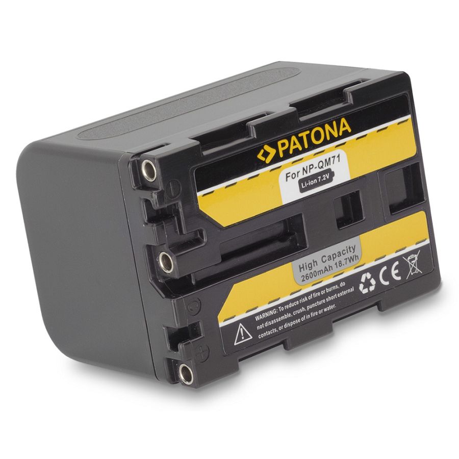 Patona NP-QM71 baterija 2600mAh za Sony NP-FM71, NP-QM71, NP-FM70, NP-QM70