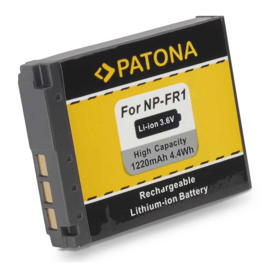 Patona NP-FR1 baterija 1220 mAh 4.4 Wh 3.6V za Sony DSC-P100, P200, P150, DSC-F88, DSC-G1, DSC-P100, DSC-P120, DSC-P150, DSC-P200, DSC-T30, DSC-T50, DSC-V3 Li-Ion battery pack