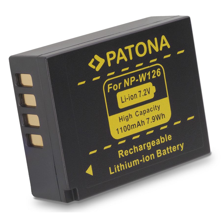 Patona NP-W126 1020mAh baterija za Fujifilm Fuji  X-E1, X-E2, X-M1, X-T1, X-A1, X-Pro1, HS30EXR, HS33EXR