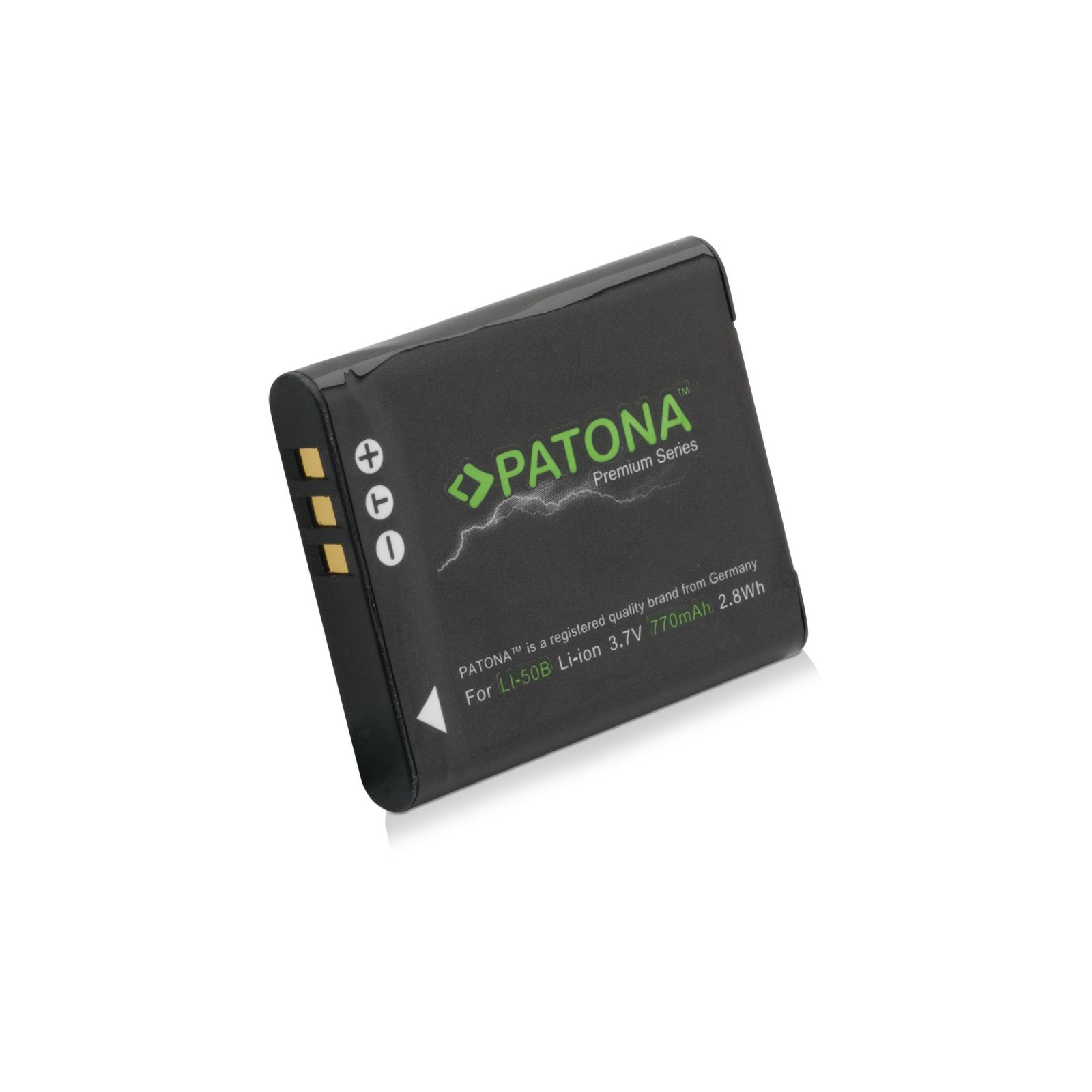 Patona Premium baterija za Olympus Li50B Li-50B 770mah 2.8Wh 3.7V Ricoh DB-100, Casio NP-150, Pentax D-Li92, mju 850S, TG-2 TG-610 TG-620 TG-620 TG-630 TG-810 TG-820 TG830 VG-170 VH-410 TG-830 D-715 V