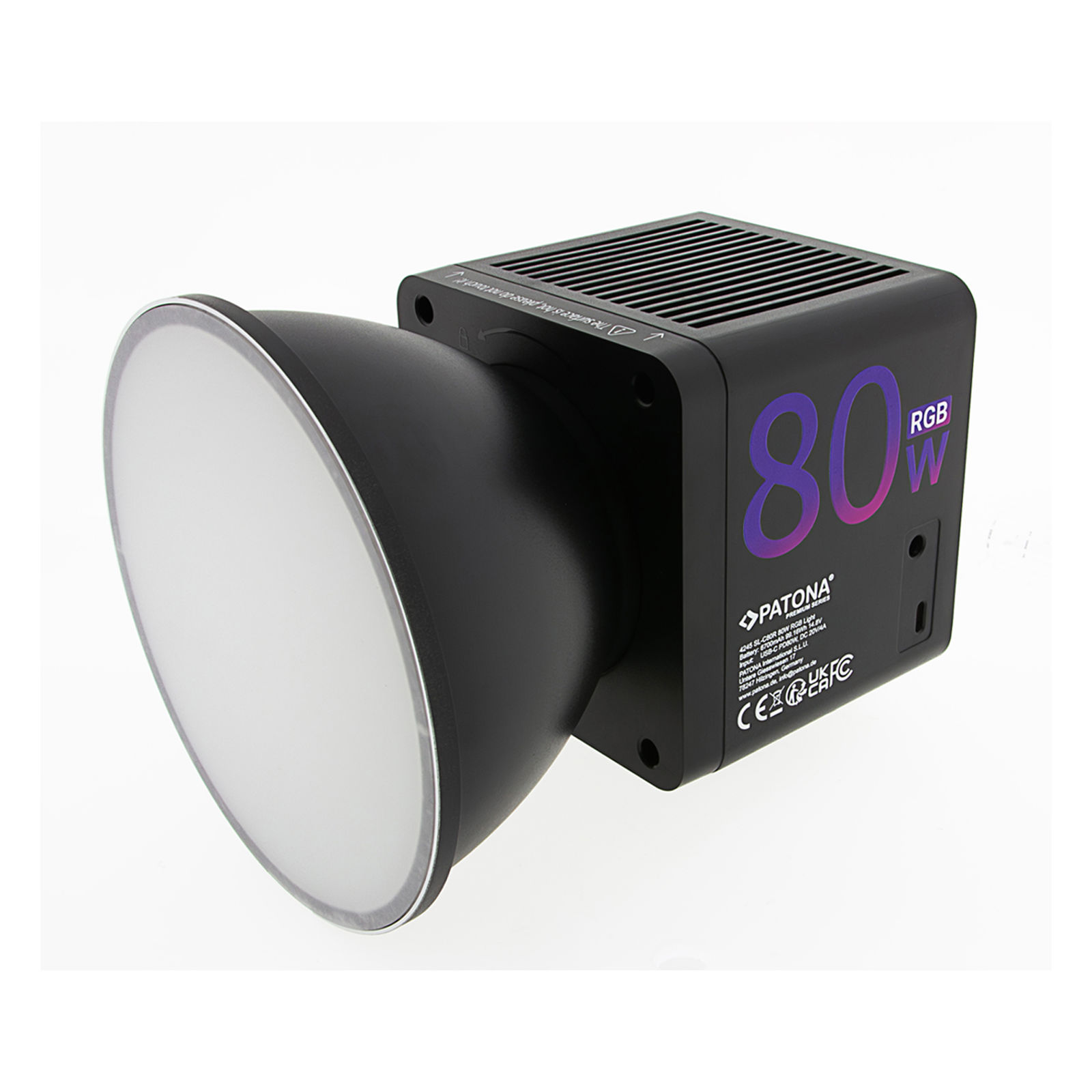Patona Premium SL-80R 80W RGB COB 6700mAh Light including bag LED video rasvjeta (SL-C80R)