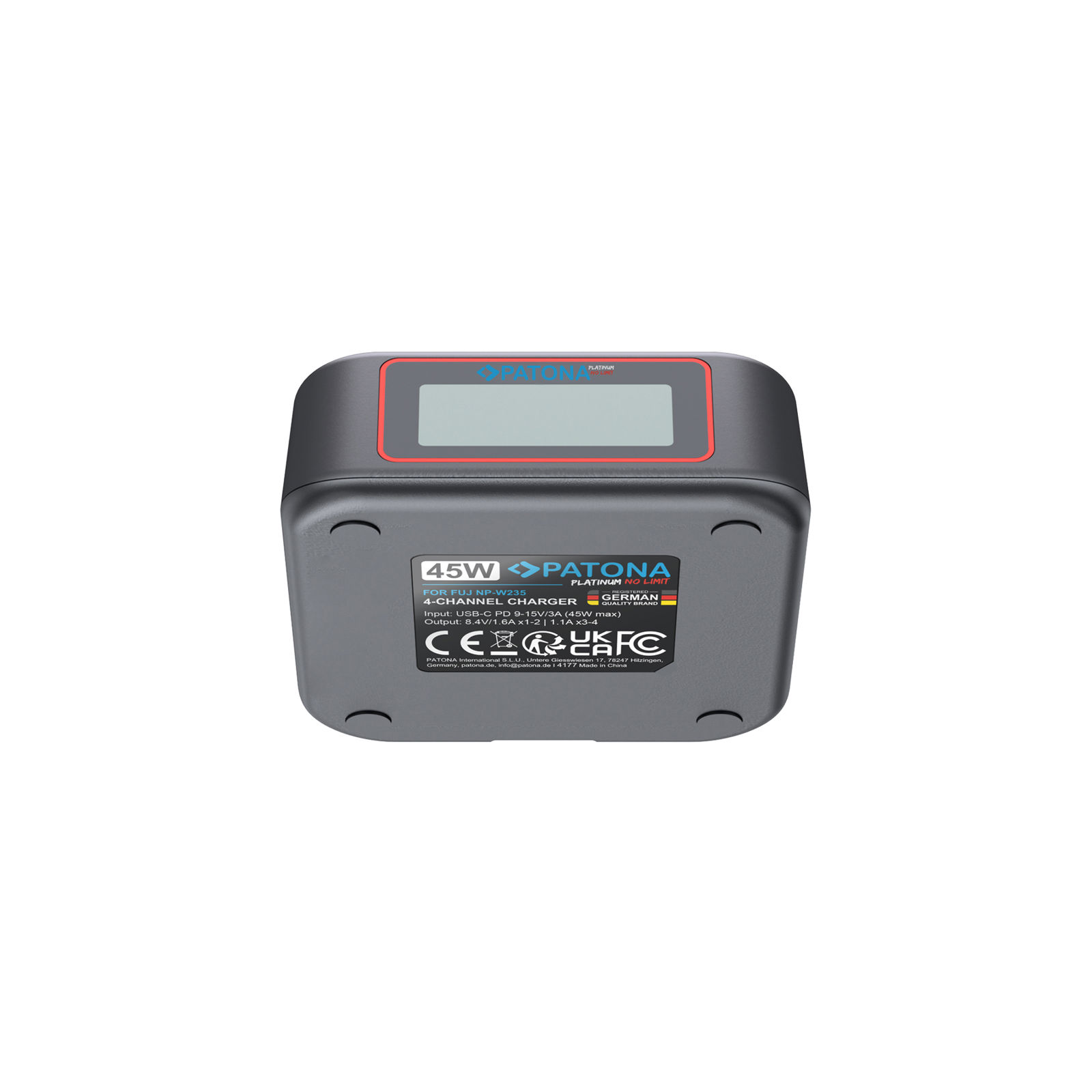Patona punjač USB-C PD QC 4-Port Fast Charger Platinum za Fujifilm Fuji NP-W235 (4177)