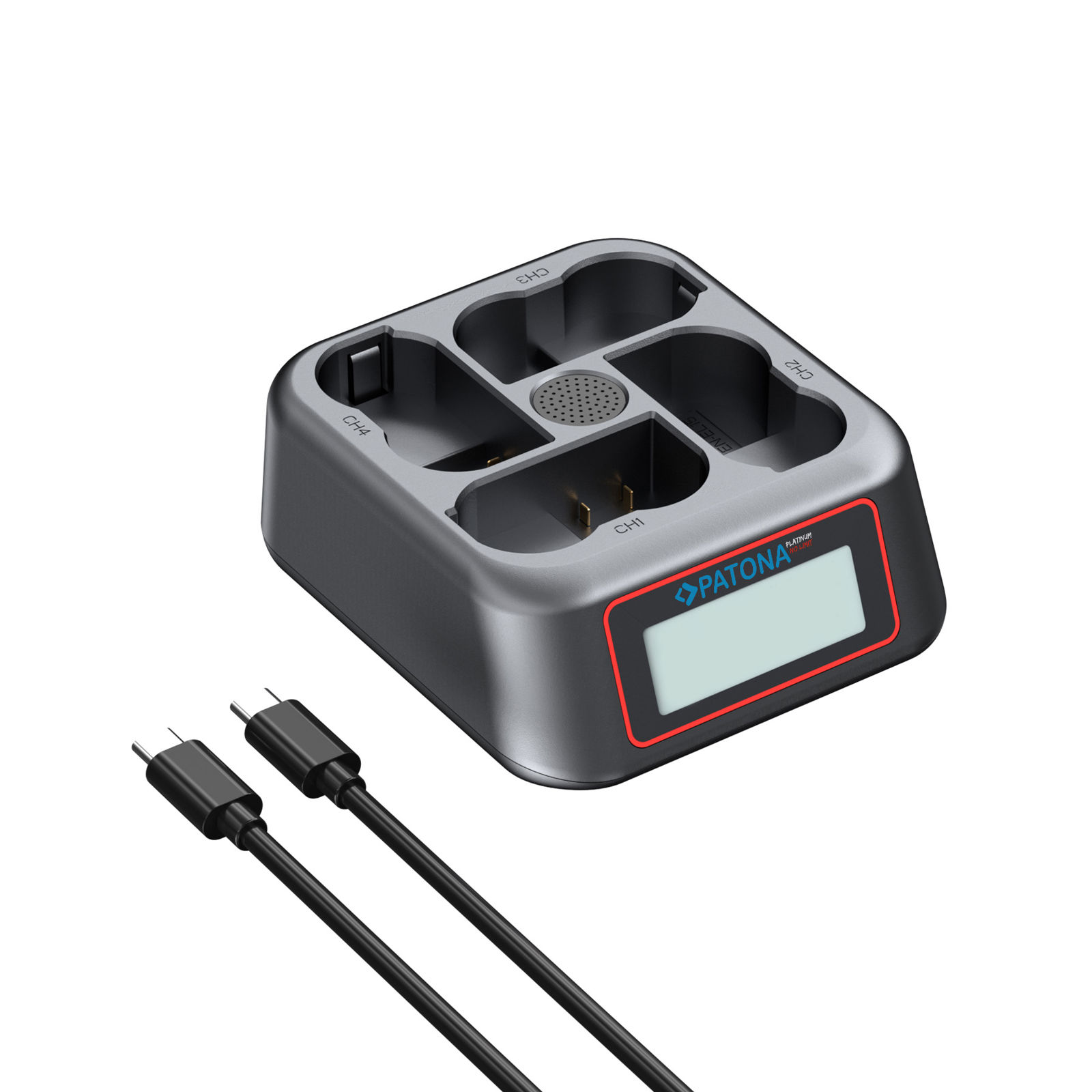 Patona punjač USB-C PD QC 4-Port Fast Charger Platinum za Nikon EN-EL15 (4155)