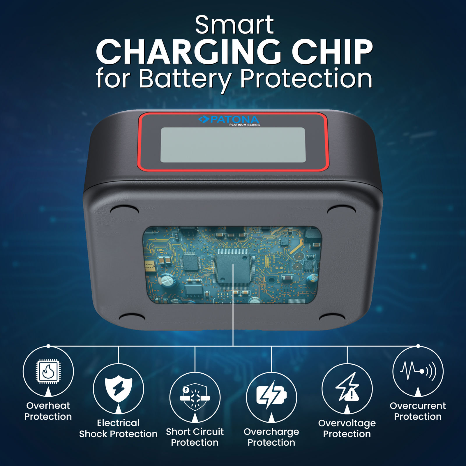 Patona punjač USB-C PD QC 4-Port Fast Charger Platinum za Sony NP-FW50 (4154)