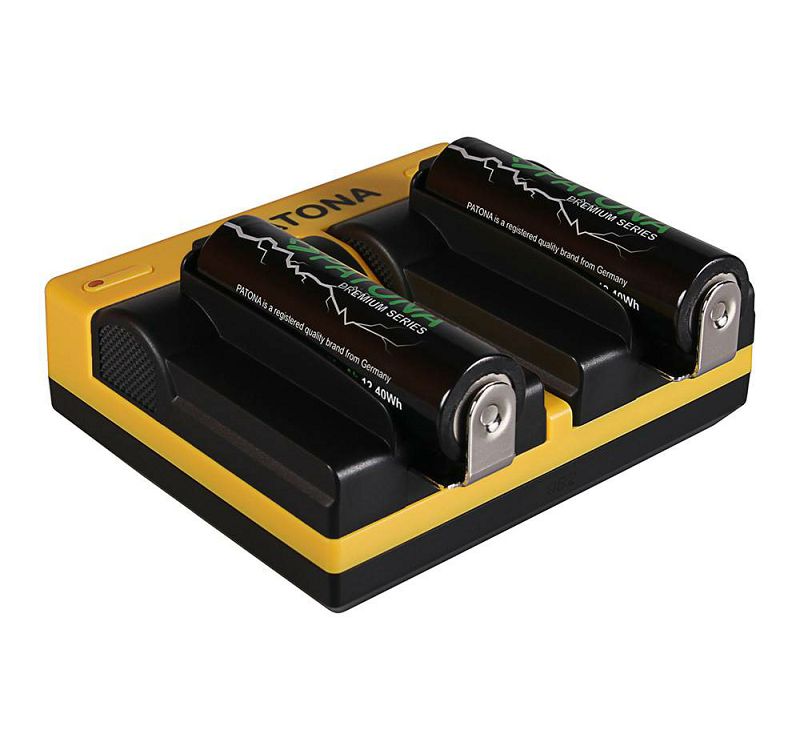 Patona punjač za 18650 baterije (dual qucik charger)