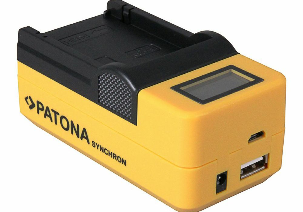 Patona punjač za GoPro HERO5 AABAT-001 bateriju Synchron USB LCD Charger (AABAT-001, AHDBT-501, AABAT-00 AHDBT-5)