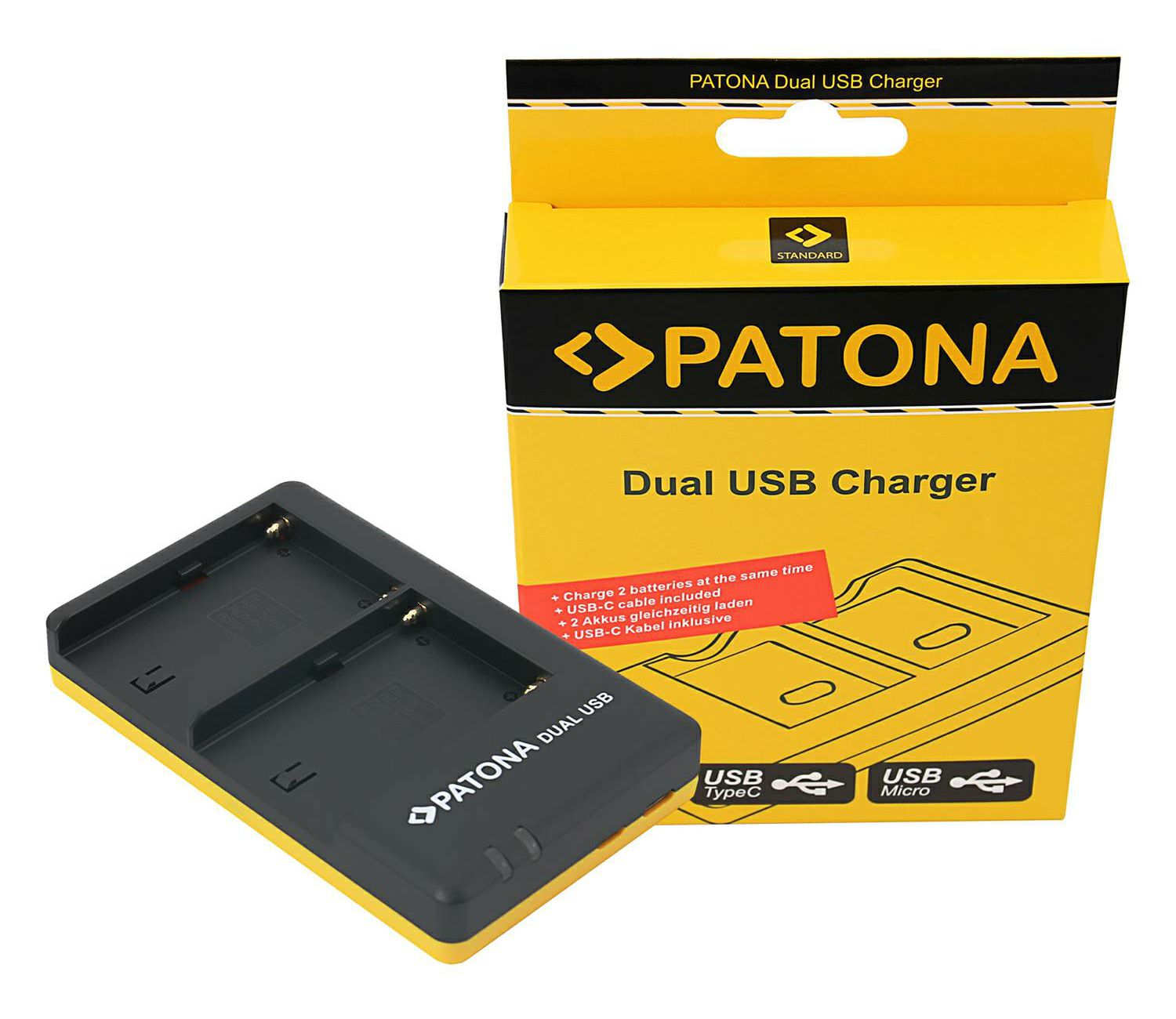 Patona punjač za Sony NP-FM500H Dual Quick-Charger + micro USB kabel