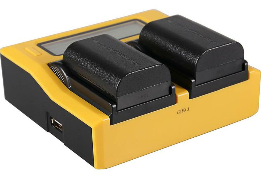 Patona Dual LCD USB Charger punjač za Canon LP-E6 LP-E6N LPE6 EOS R, EOS RP, EOS 5D IV, 6D II, 80D, 7D II, 6D, 70D, 5D III, 60D, 60Da, 7D