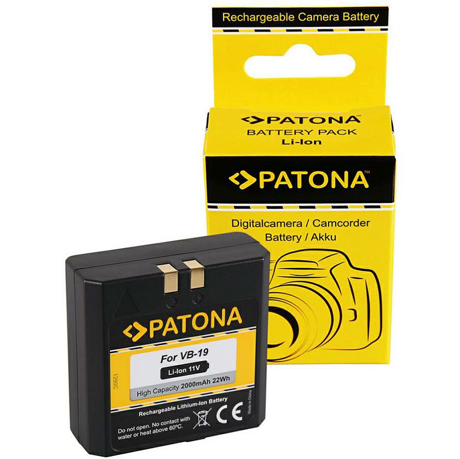 Patona VB18 VB19 2000mAh 22Wh 11V baterija za Godox VING V850 V860 Lithium-Ion Battery Pack