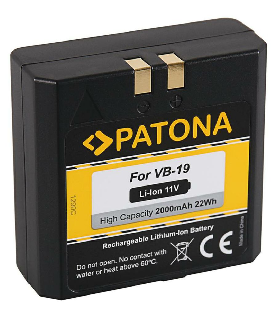 Patona VB18 VB19 2000mAh 22Wh 11V baterija za Godox VING V850 V860 Lithium-Ion Battery Pack