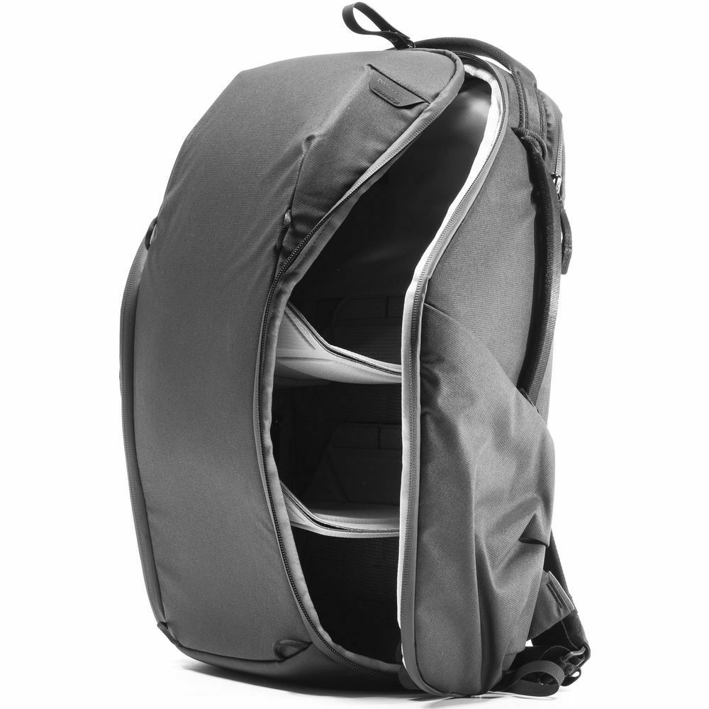 Peak Design Everyday Backpack Zip 20L v2 Black crni ruksak za fotoaparat i foto opremu (BEDBZ-20-BK-2)