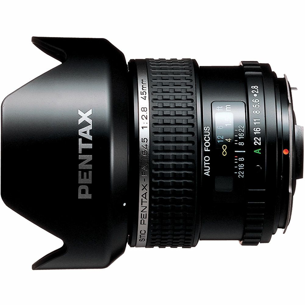 Pentax 45mm f/2.8 širokokutni objektiv fiksne žarišne duljine wide angle prime lens SMC FA 645 (26335)