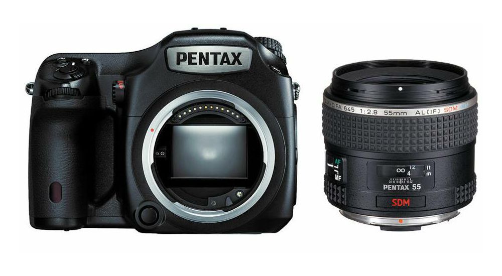 Pentax 645Z + DFA 645 55mm f/2.8 AL (IF) SDM AW Medium Format DSLR Camera Digitalni fotoaparat srednjeg formata s objektivom