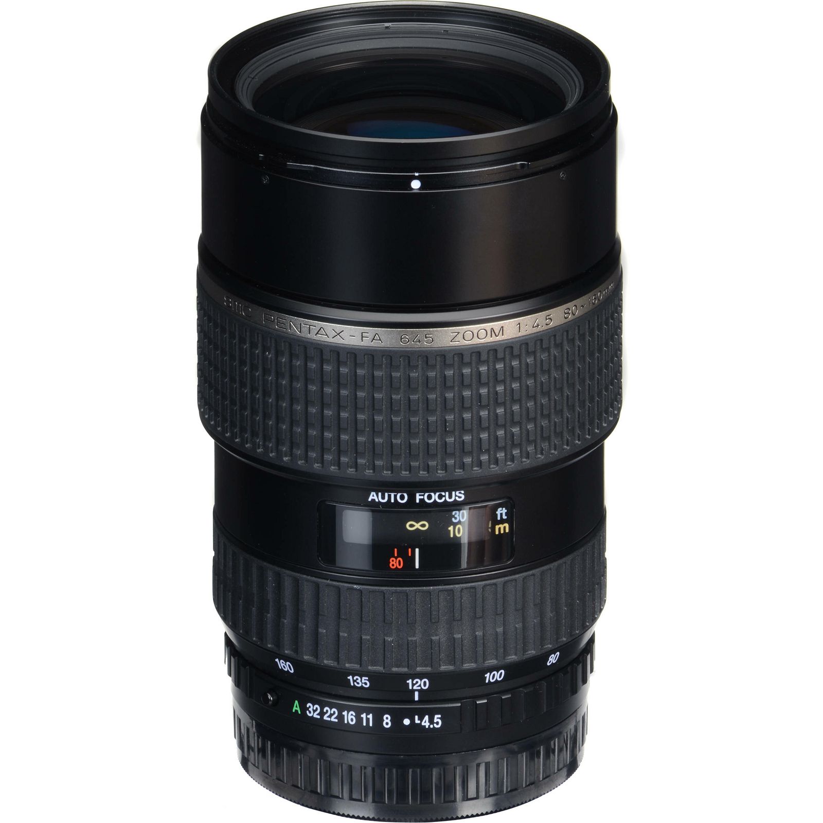 Pentax 80-160mm f/4.5 Telefoto objektiv telephoto zoom lens SMC FA 645 (26755)