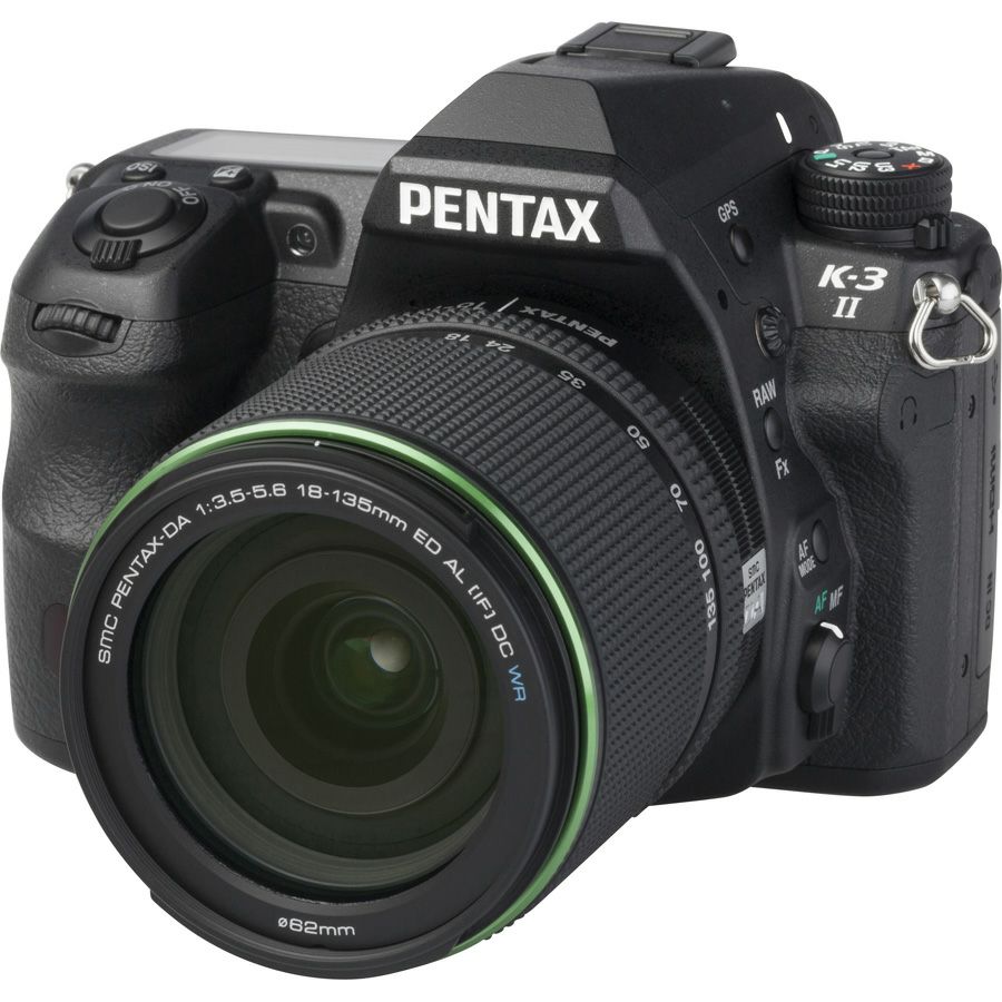 Pentax K-3 II Black DA 18-135 WR digitalni SLR fotoaparat i objektiv 18-135mm WR 3.5-5.6 