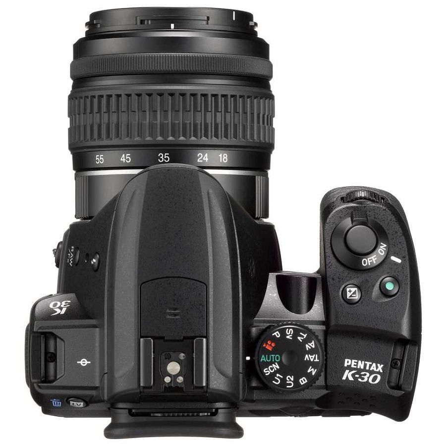 Pentax K-30 DSLR Camera black + 18-55mm WR Black