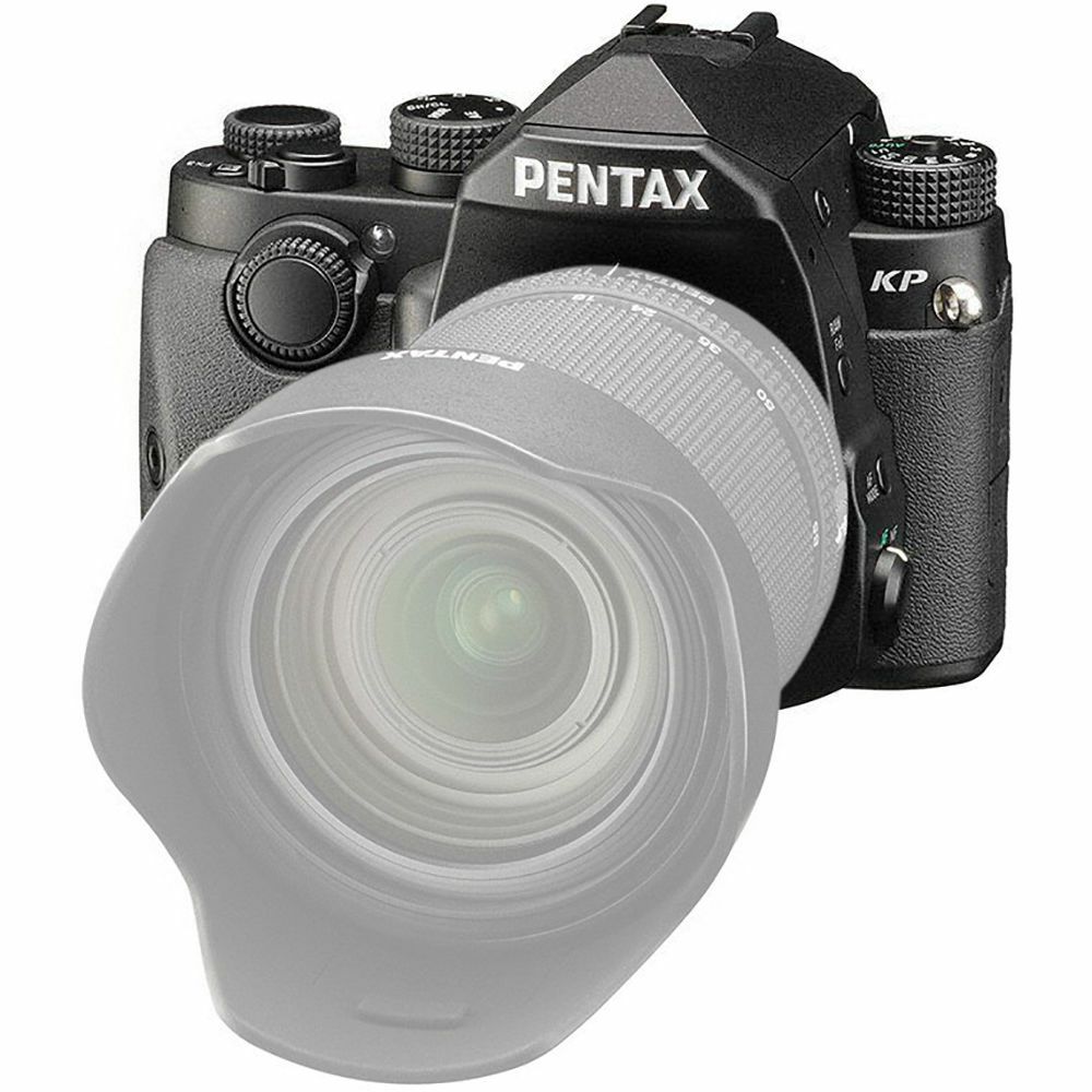 Pentax KP + 18-50mm f/4-5.6 DC WR RE Black KIT DSLR Crni Digitalni fotoaparat HD DA 18-50 f/4.0-5.6 f4-5.6 4-5.6 (1601700)