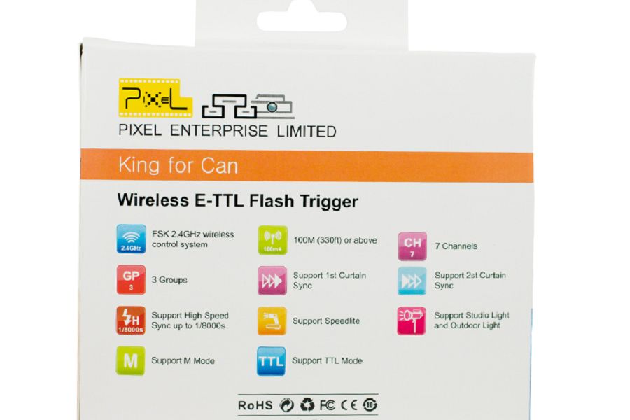 Pixel King PRO Wireless TTL Flash Trigger set za Canon E-ttl HSS