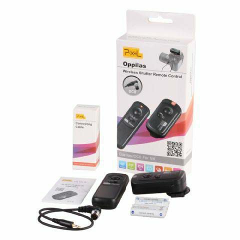 Pixel Oppilas RW-221 DC0 (N1) bežični daljinski okidač za Nikon D850, D810, D5, D500, D800, D300, D700, D200, D4, D4s, D3s, D3, D2, D1 Shutter Release Wireless