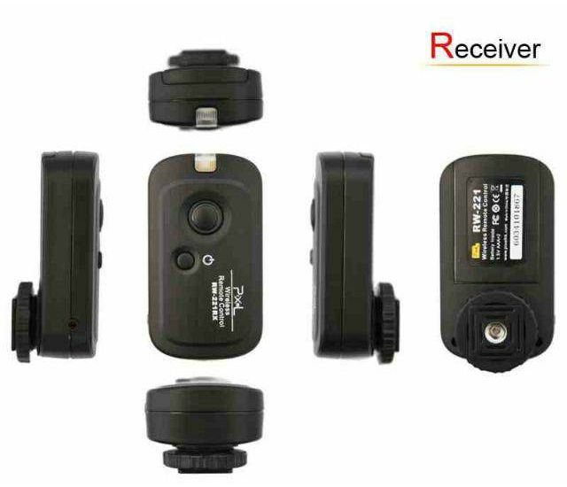 Pixel Oppilas RW-221 DC2 (N3) bežični daljinski okidač za Nikon D750, D610, D600, D7500, D7200, D5500, D5300, D3300, D7100, D5100, D3200, D3100, D7000 Shutter Release Wireless