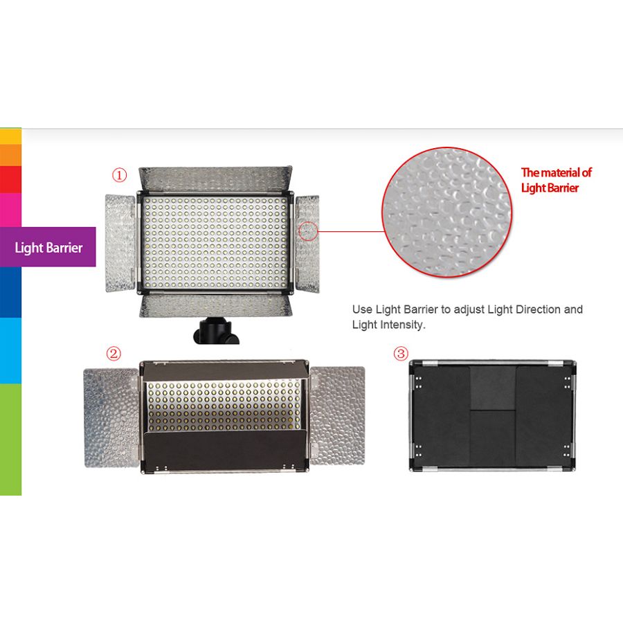 Pixel Sonnon DL-913 Dimmable LED Lamp panel rasvjeta za video snimanje