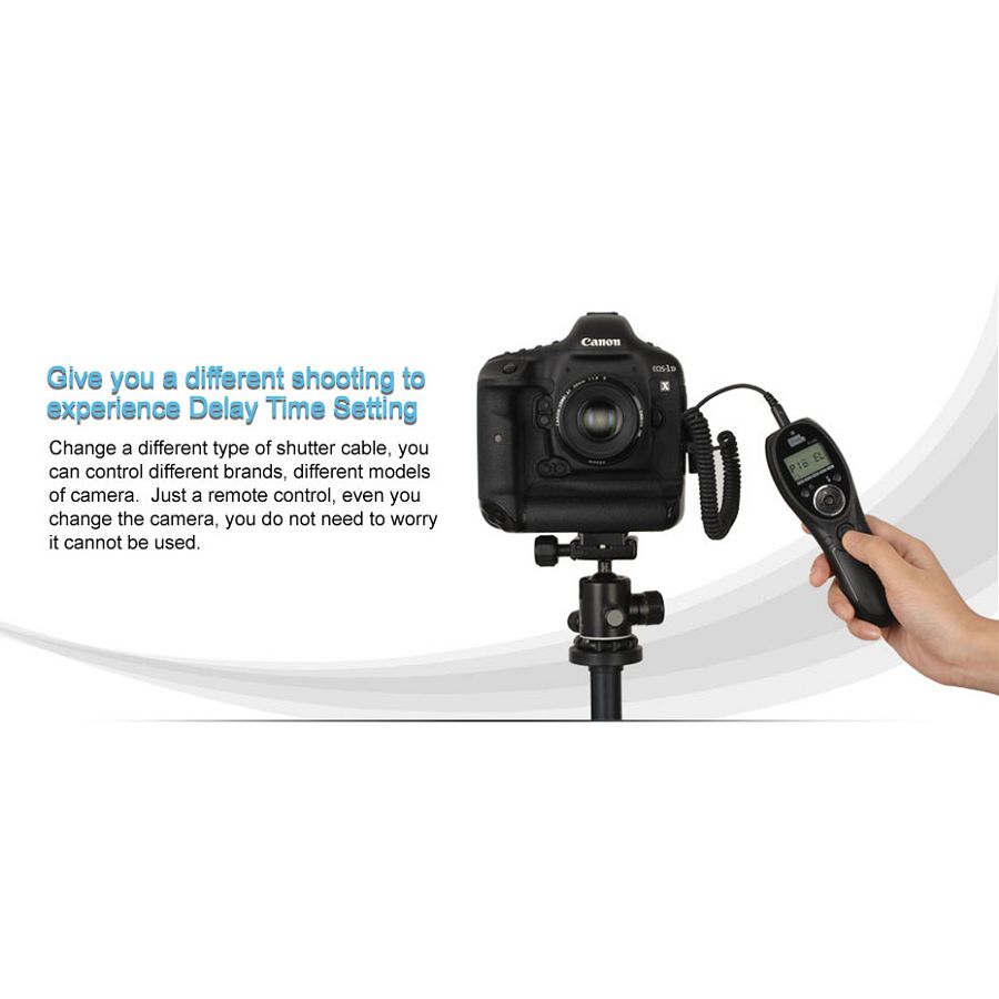 Pixel TC-252 N1 za Nikon timer timelapse okidač D5, D4s, D4, D3X, D3S, D3, D810, D800, D800E, D300S, D300, D700, D200, D1, D1h, D2, D2H, D2Hs, D2X, F6, F5, F100, F90, F90x