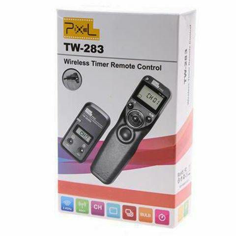 Pixel TW-283 N3 (C3) za Canon bežični timer timelapse radijski okidač EOS 5D IV, 6D II, 7D II, 80D, 5D Mark III, 50D, 40D, 30D, 20D, 10D, 1D, 1Ds III, 1Ds Mark IV
